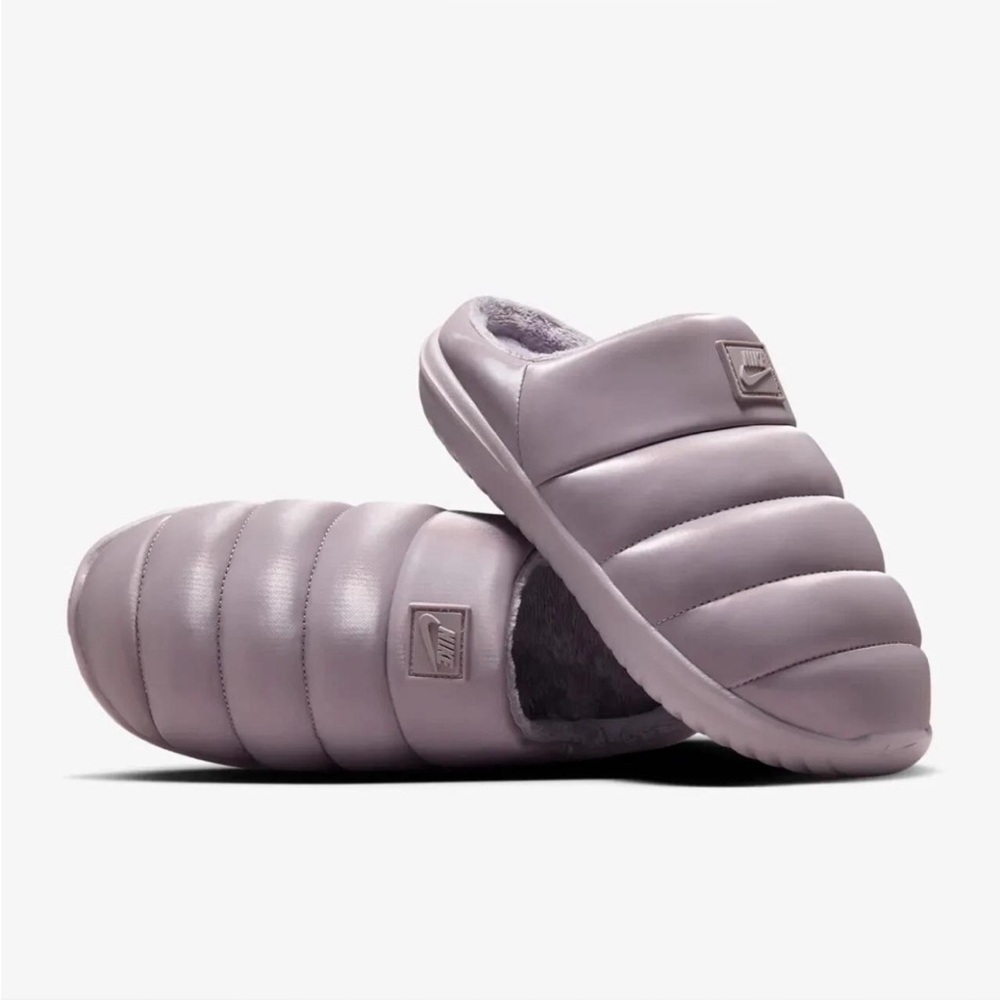 Nike Woman’s Burrow SE Slippers BRAND NEW Sz 7 Lt Violet Ore - Picture 3 of 7